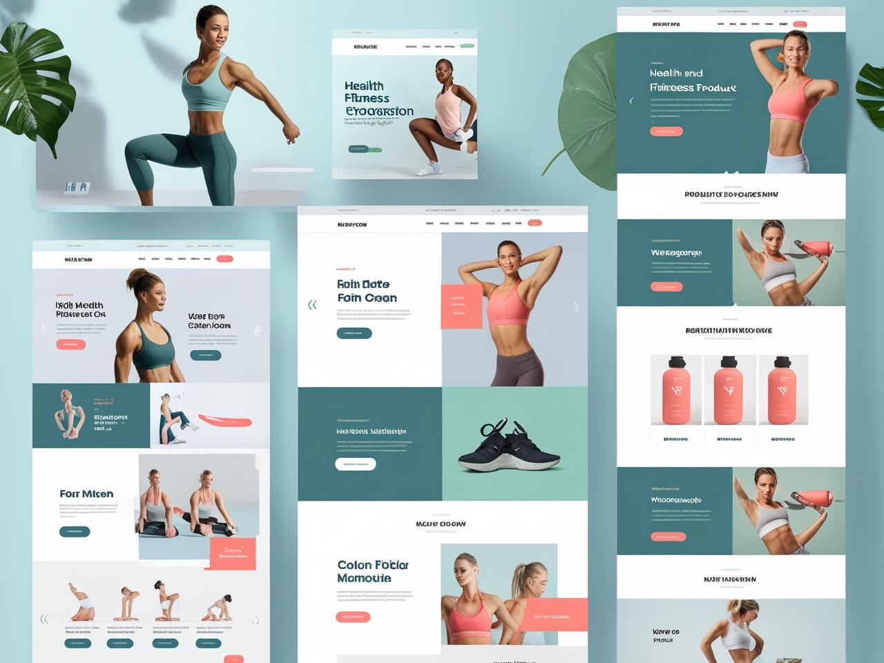 Health & Fitness Product Store Templates