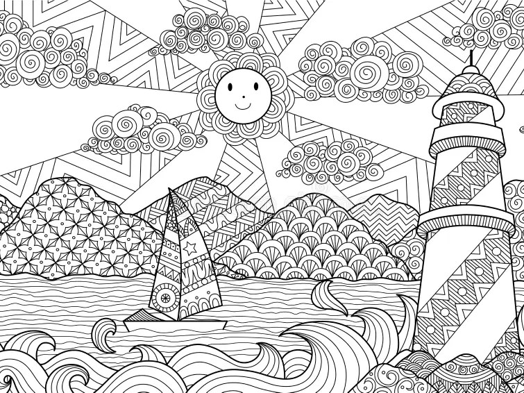 Line Art Coloring Pages